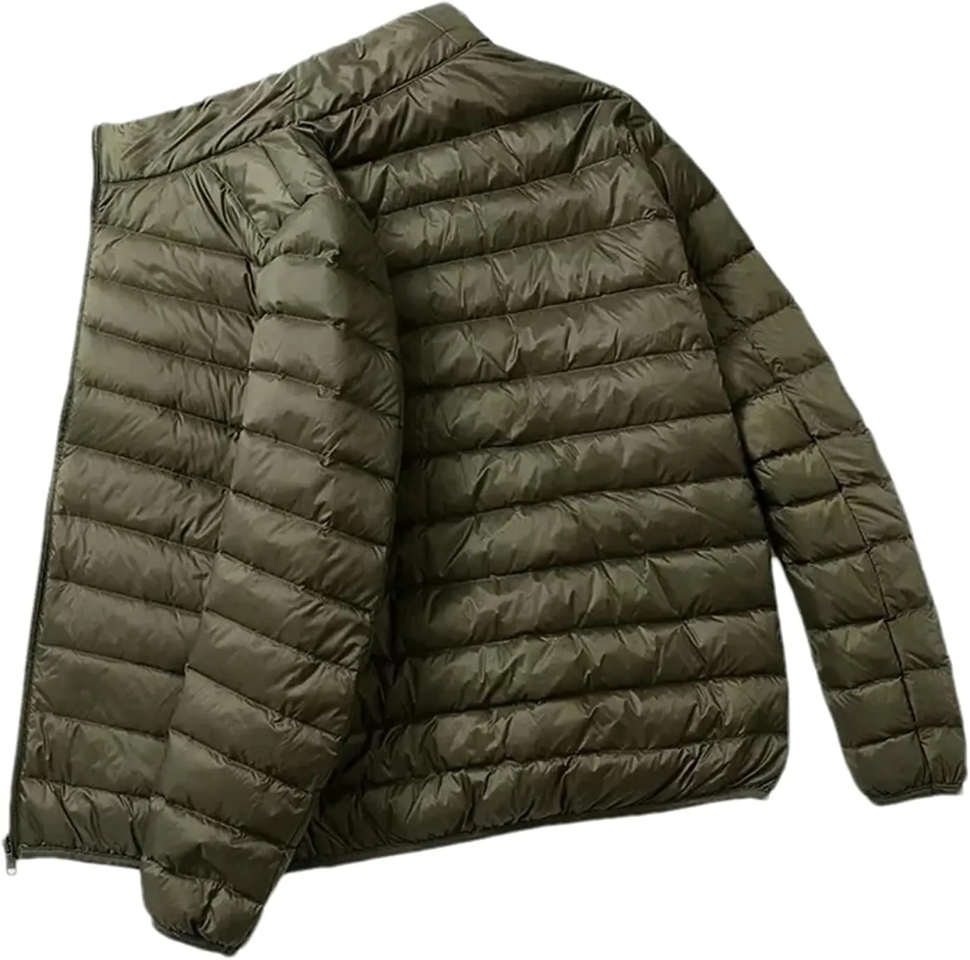 Men Spring Autumn Fashion Lightweight Duck Down Down Jacket Short Hooded Winter Warm Puffer Jacket