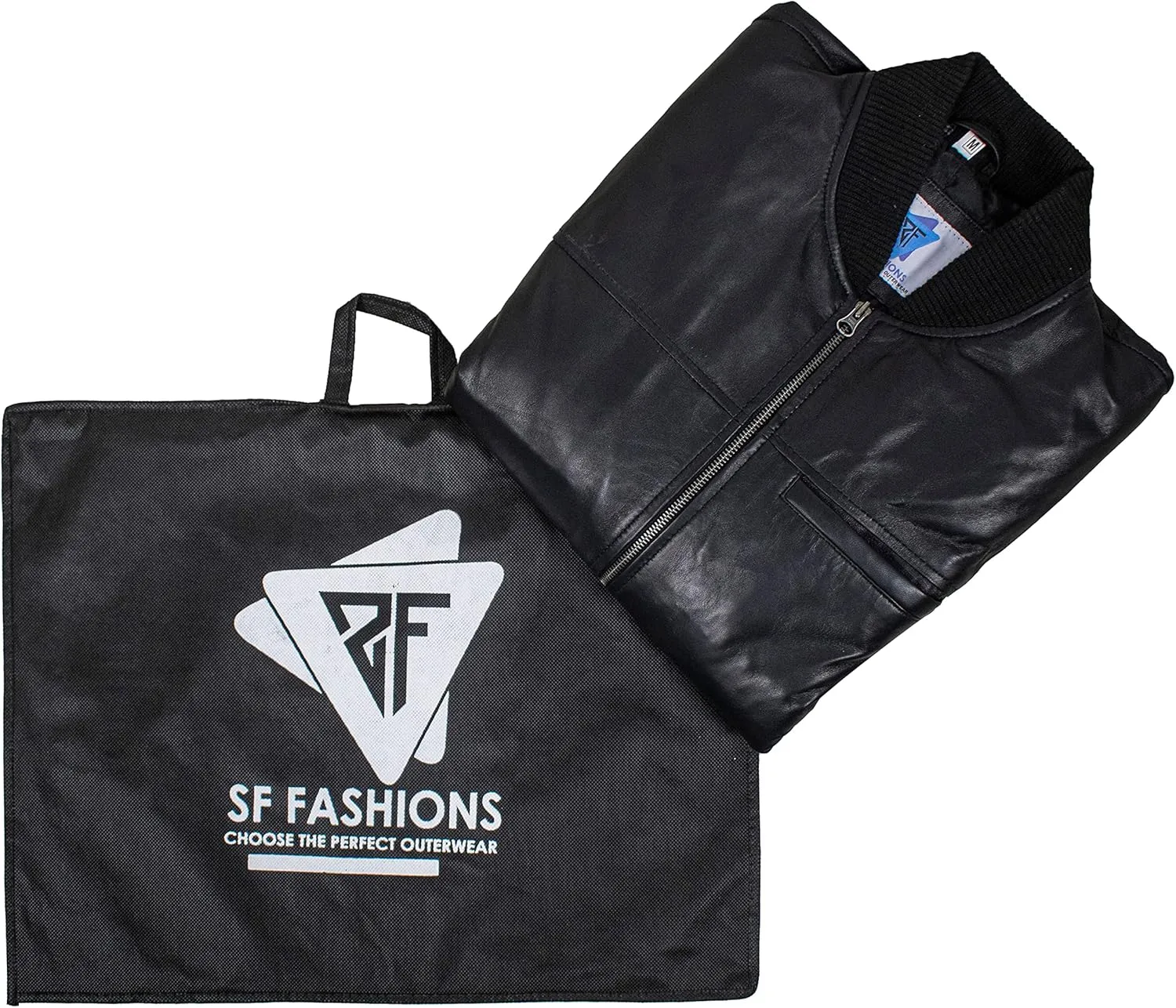 Mens Leather Bomber Jacket  Real Lambskin Leather Bomber Jackets for Men