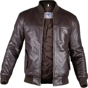 Mens Leather Bomber Jacket  Real Lambskin Leather Bomber Jackets for Men