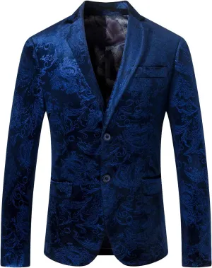 Men's Luxury Dress Slim Fit Tuxedo Suit Jacket and Stylish Blazer