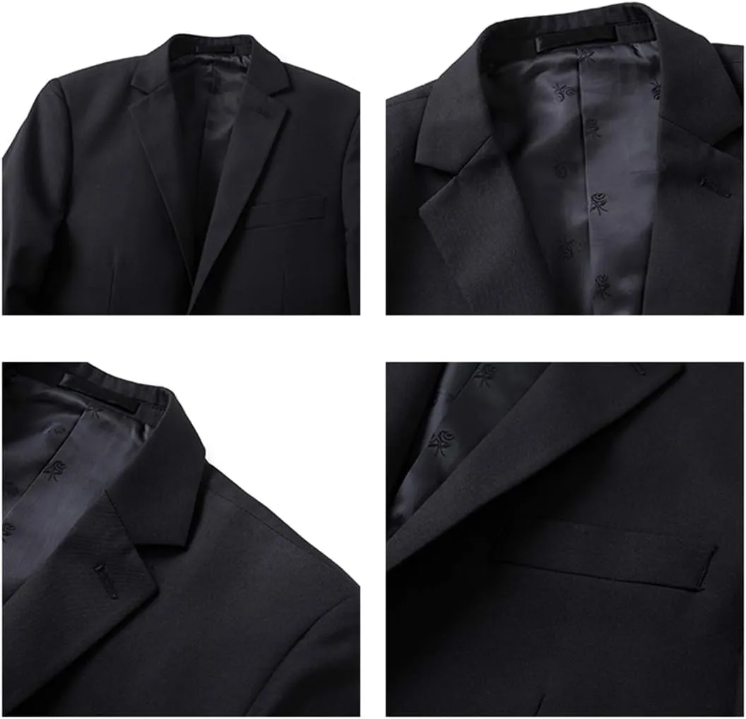 Men's Luxury Dress Slim Fit Tuxedo Suit Jacket and Stylish Blazer