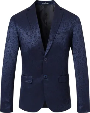 Men's Luxury Dress Slim Fit Tuxedo Suit Jacket and Stylish Blazer