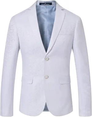 Men's Luxury Dress Slim Fit Tuxedo Suit Jacket and Stylish Blazer