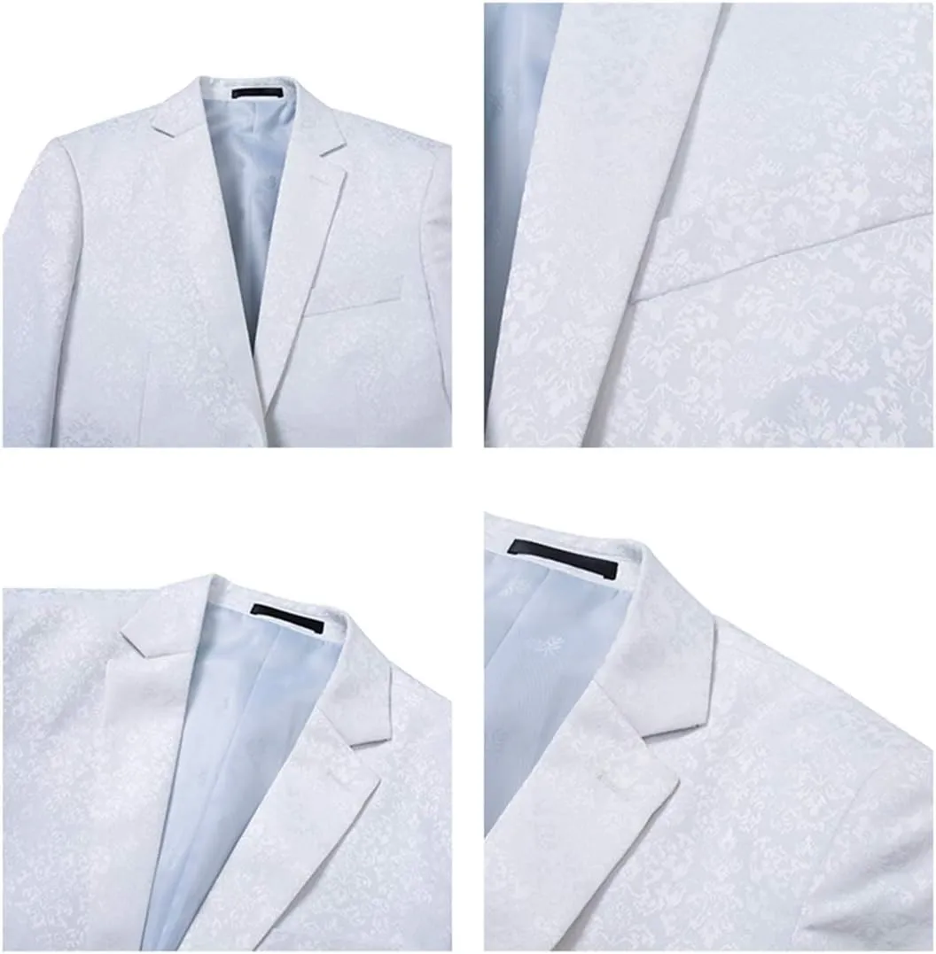 Men's Luxury Dress Slim Fit Tuxedo Suit Jacket and Stylish Blazer