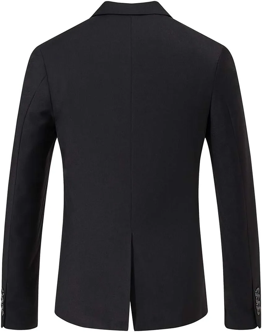 Men's Luxury Dress Slim Fit Tuxedo Suit Jacket and Stylish Blazer