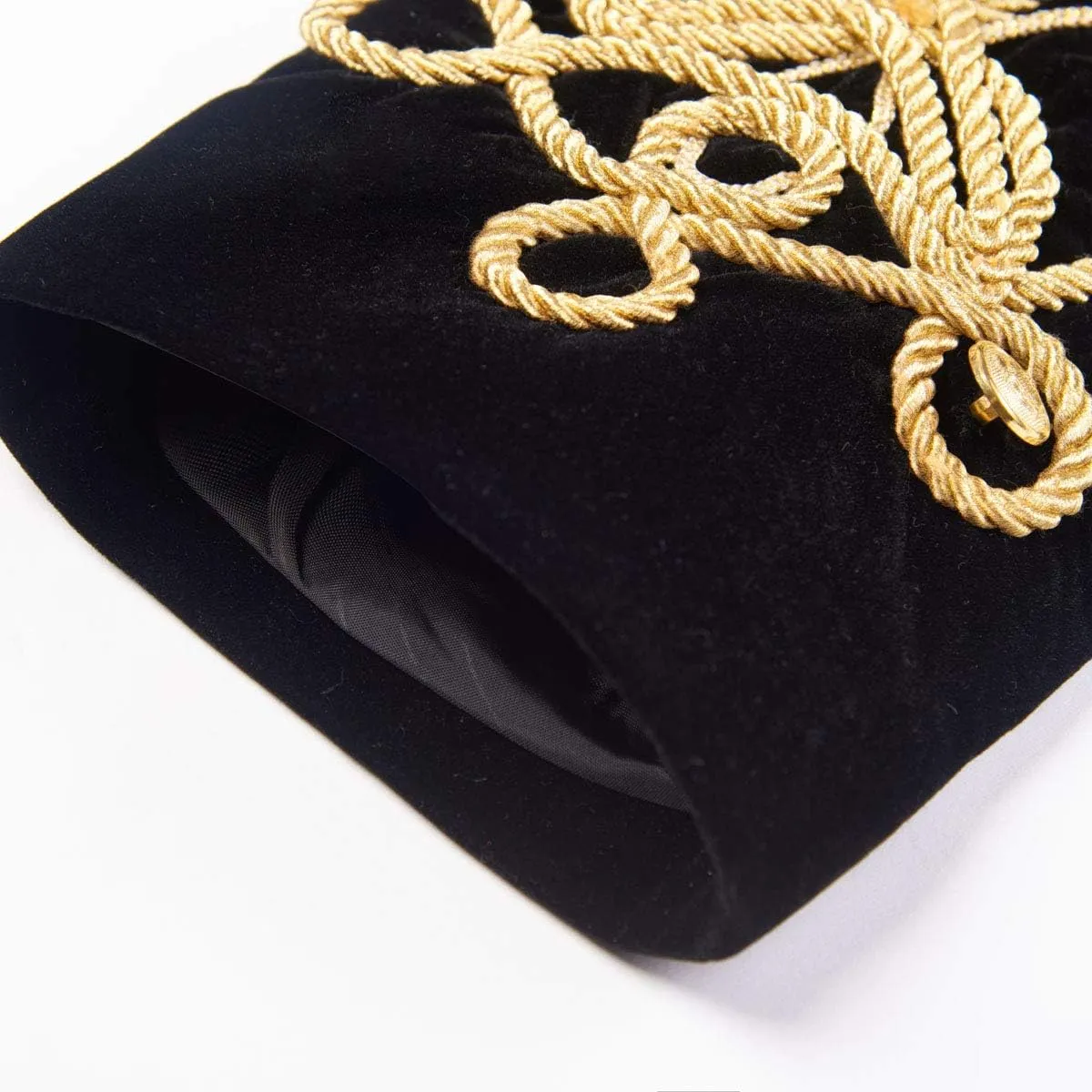 Mens Stylish Court Prince Black Velvet Gold Embroidery Blazer Suit Jacket
