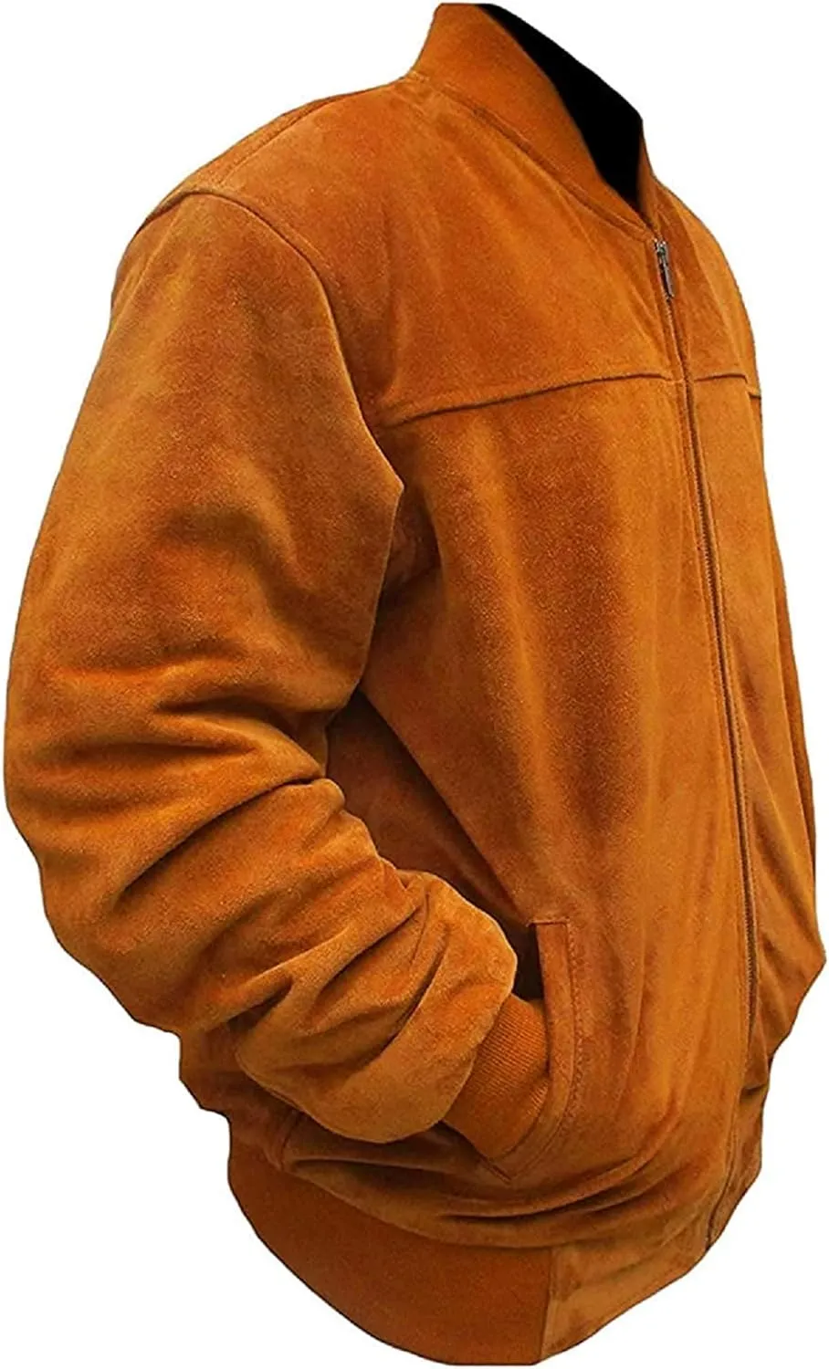 Men's Suede Leather Jacket | Men's Fashion Stylish Suede Leather Jacket
