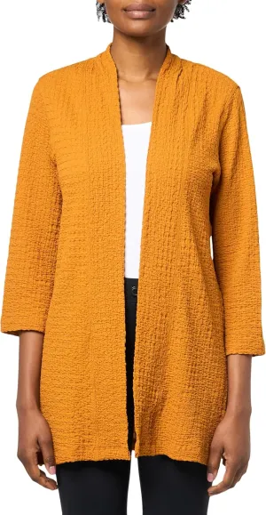 MULTIPLES Women's Set-in Kimono Sleeves Drop Shoulder Band Collar Jacket