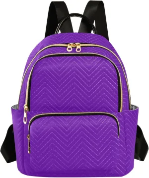 ODAWA Purple Women's Backpack Purse Stylish Daypack Handbag Small Backpacks for Women