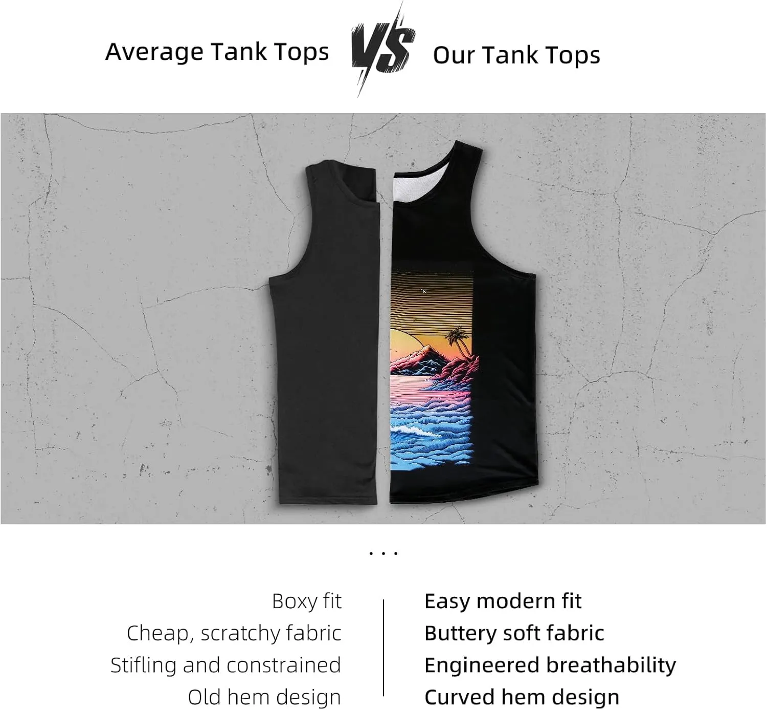 Rave Tank Tops Men Beach Tank Tops Graphic Summer Funny Sleeveless EDM Outfits Patriotic Shirts Up to 3XL