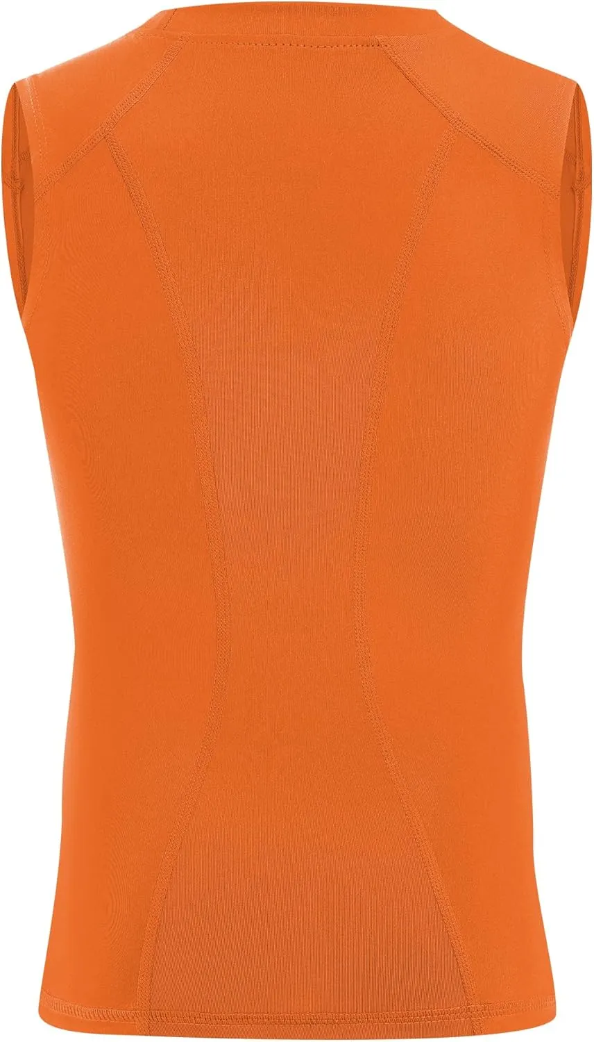 Runhit Boys Sleeveless Compression Shirt Kids Athletic Tank Tops Youth Quick Dry Undershirt for Football Basketball