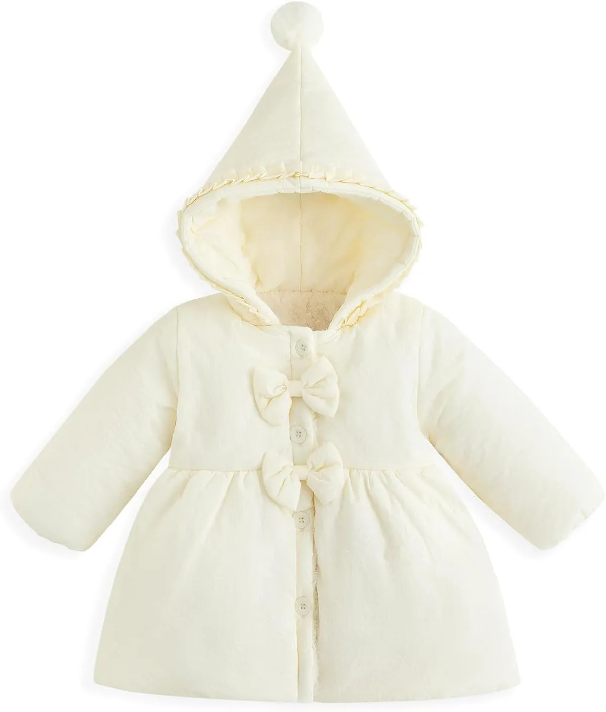Simplee kids Toddler Winter Coat Baby Girl Jacket With Hood Warm Newborn Outerwear