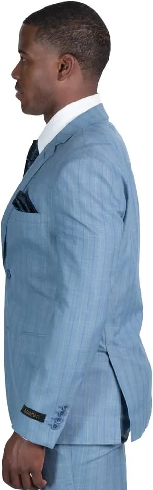 Slim Fit 2 Button Pinstripe Blazer Dinner Jacket 7918