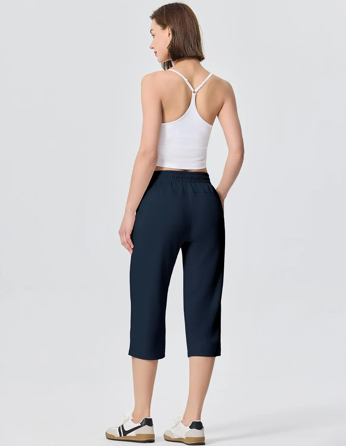 SPECIALMAGIC Sweatpants Women, Capri Pants for Women, Soft Wide Leg Pajama Pants for Yoga Sports Running