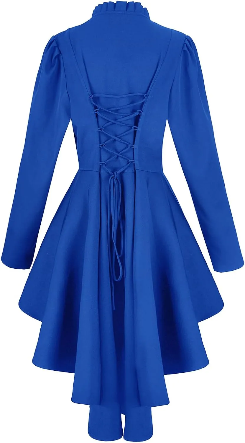 Steampunk jackets for women victorian tailcoat Pirate coat Halloween Victorian tops