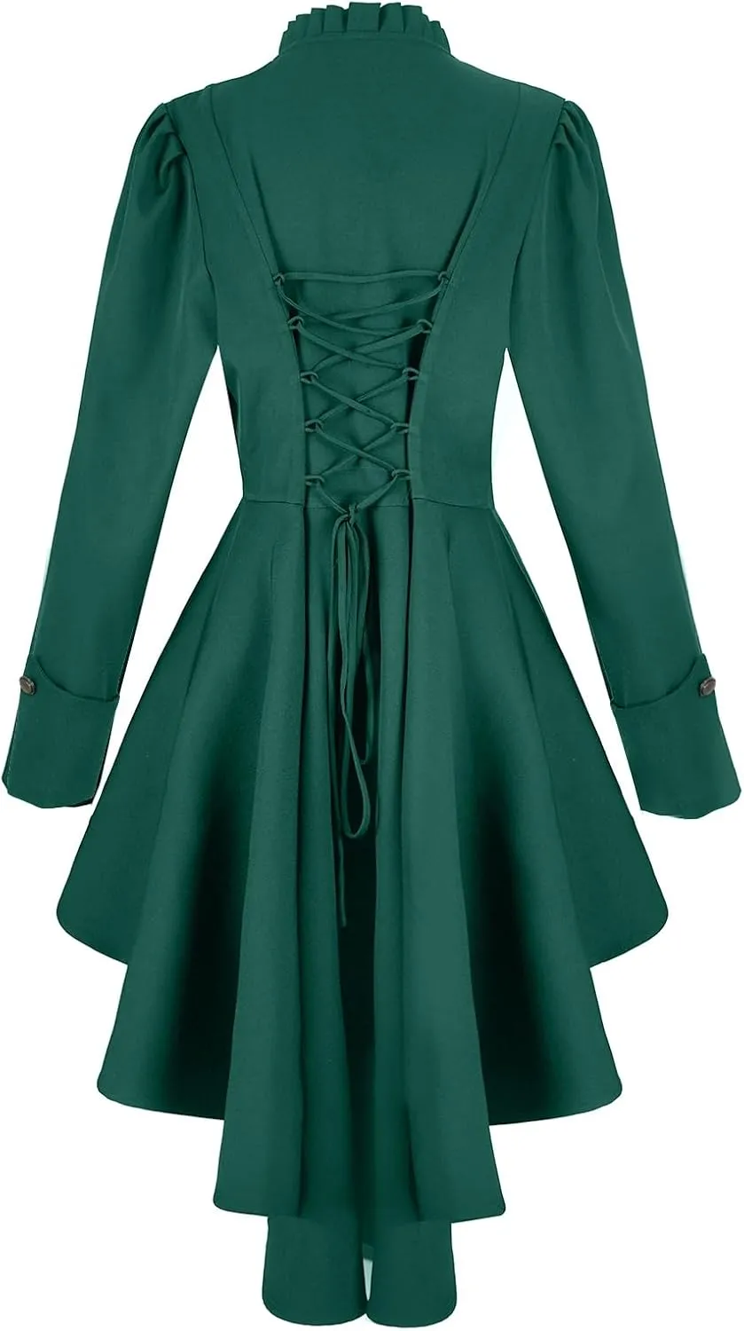 Steampunk jackets for women victorian tailcoat Pirate coat Halloween Victorian tops