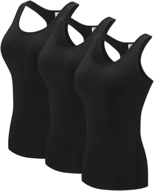 TAISIM Women's Racerback Athletic Workout Running Yoga Tank Tops