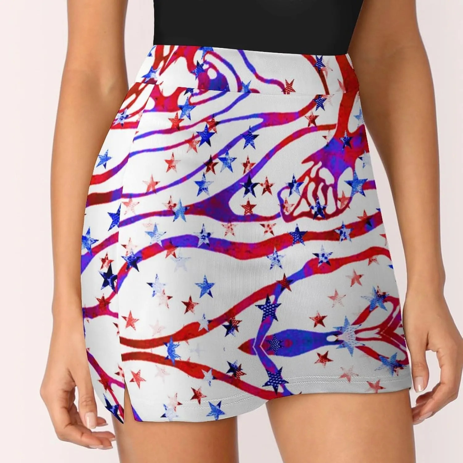 TAIZIYEAH American Flag Tennis Skirts for Women Athletic Golf Skorts Soft