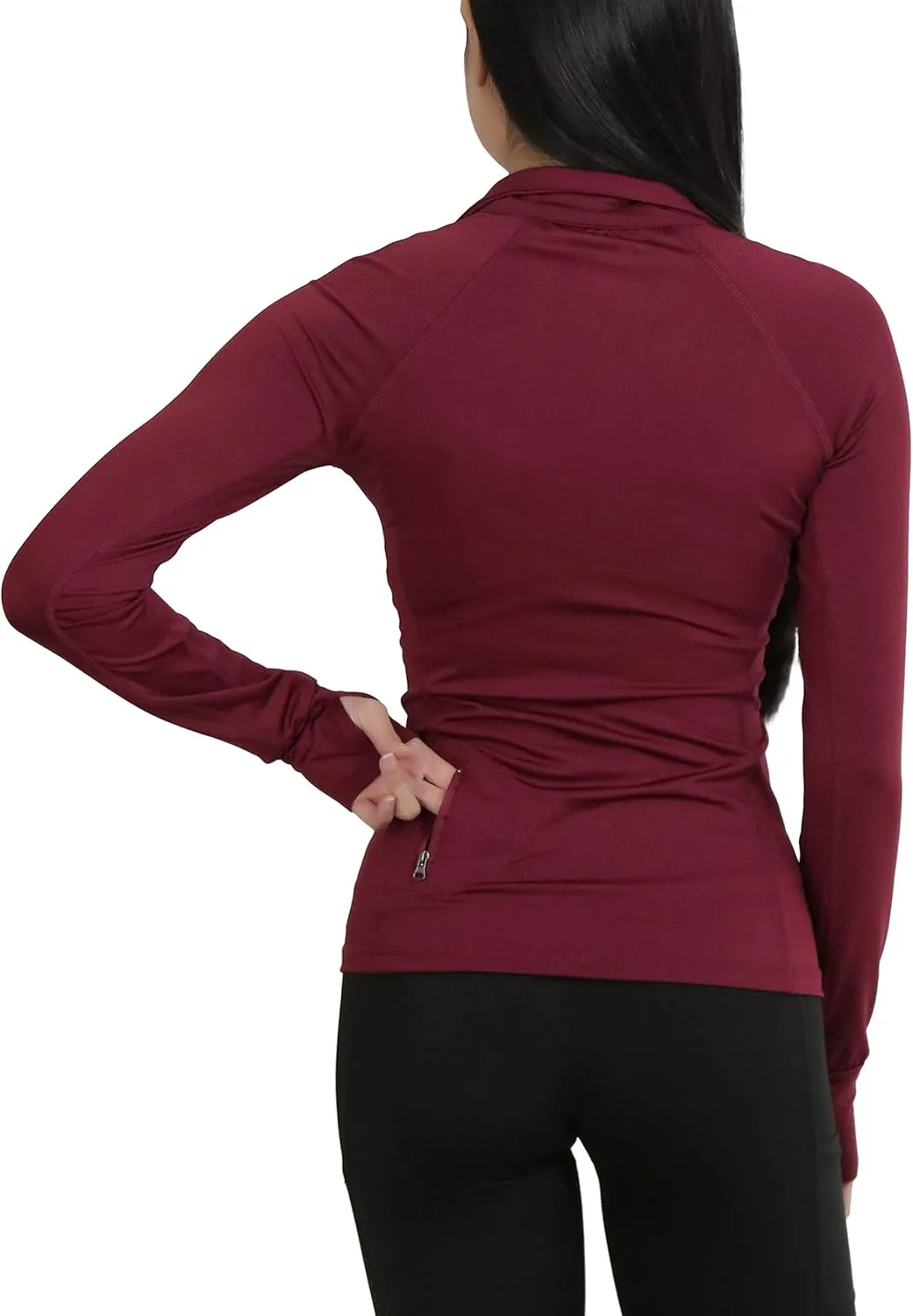 ToBeInStyle Women's Long Sleeve Full Zip-Up Track and Active Jackets
