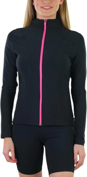 ToBeInStyle Women's Long Sleeve Full Zip-Up Track and Active Jackets