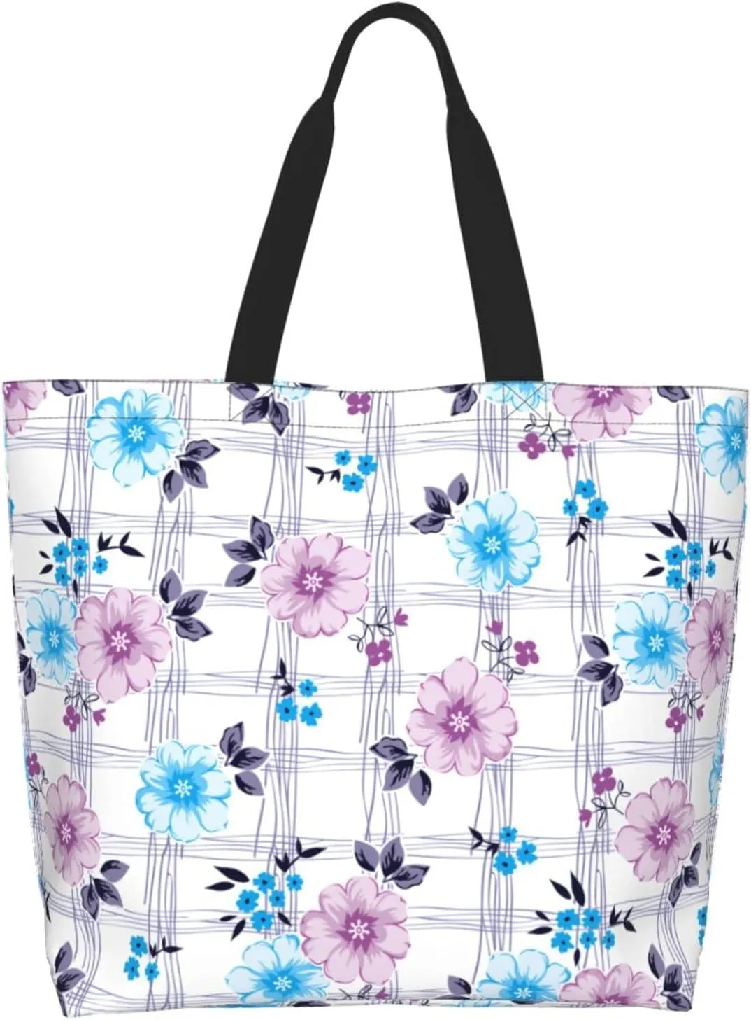Tote Shoulder Bag Large Durable Handbag Lightweight Stylish for Daily Use-19.7x15.7x5.9 Inch
