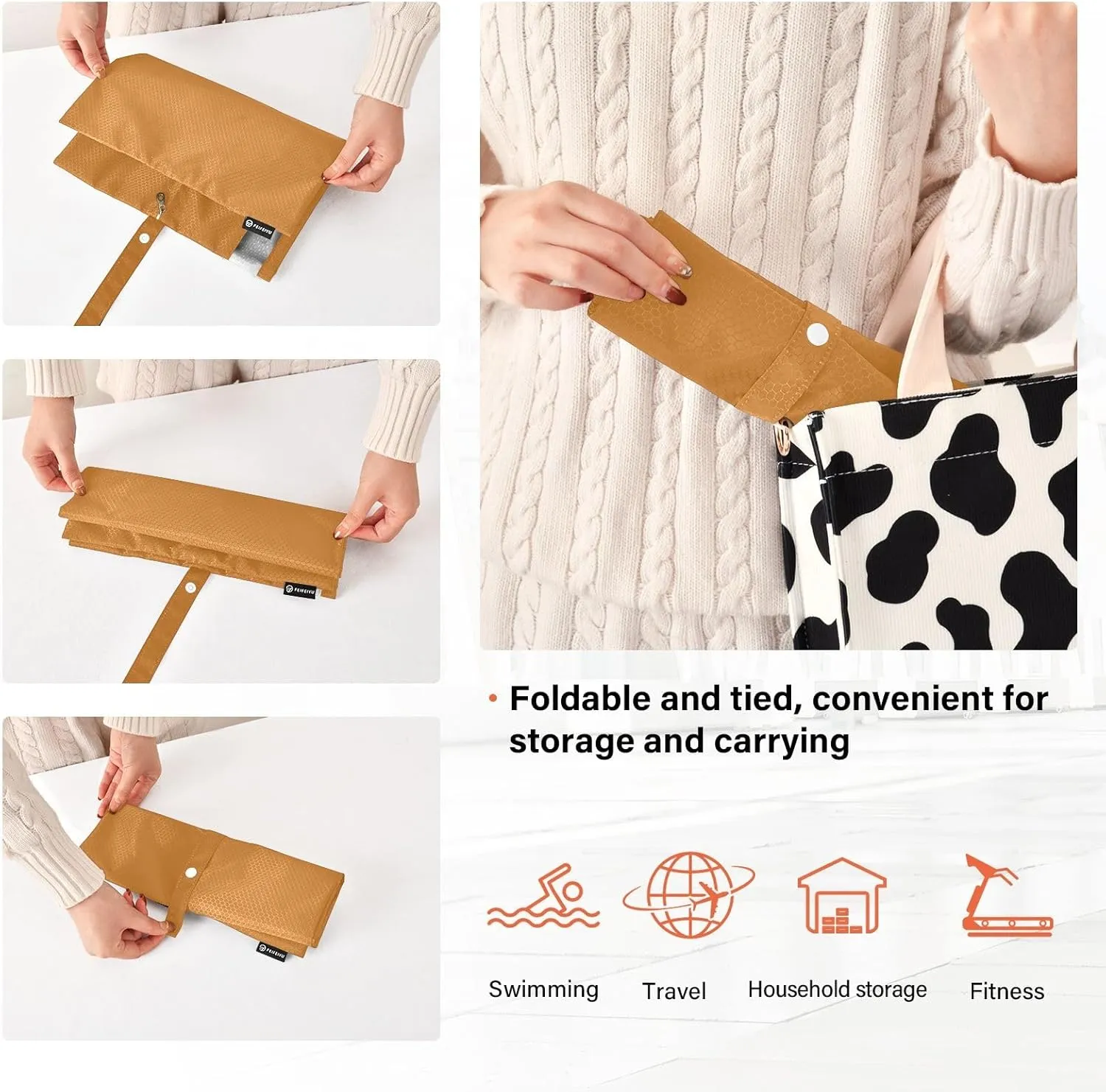 Travel Packing Bags Ocher 3 Set Packing Cubes for Suitcases Lightweight Travel Packing Organizers