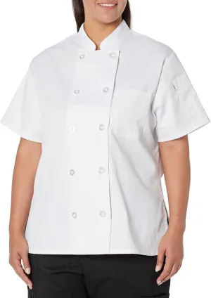 Uncommon Threads Tahoe Short Sleeve Chef Coat Jackets for Women