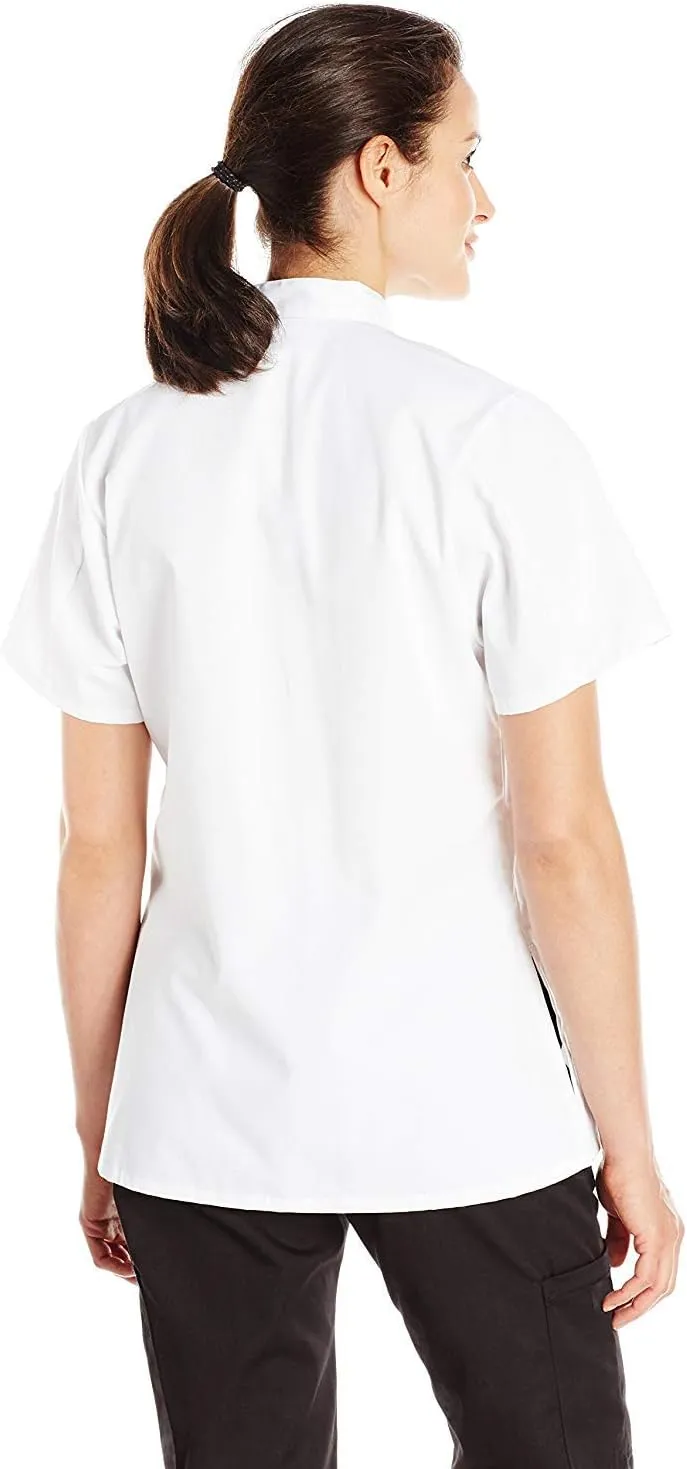 Uncommon Threads Tahoe Short Sleeve Chef Coat Jackets for Women