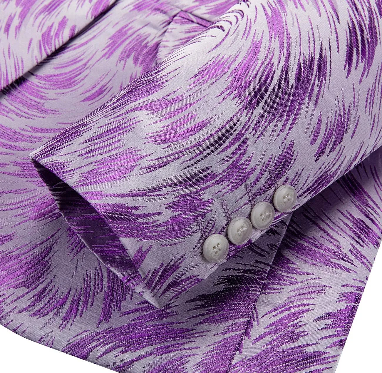 UNINUKOO Mens Casual Floral Blazer Dress Slim Fit Prom Party Paisley Suit Jacket for Men