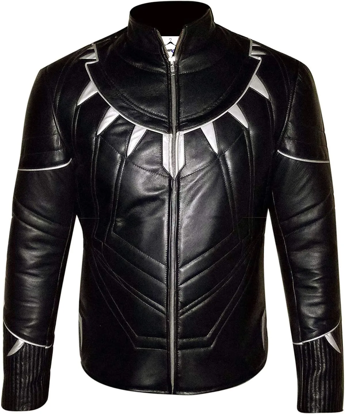 VearFit T Challa Qualited Wakanda Black Movie Panther Faux Leather Jacket Men