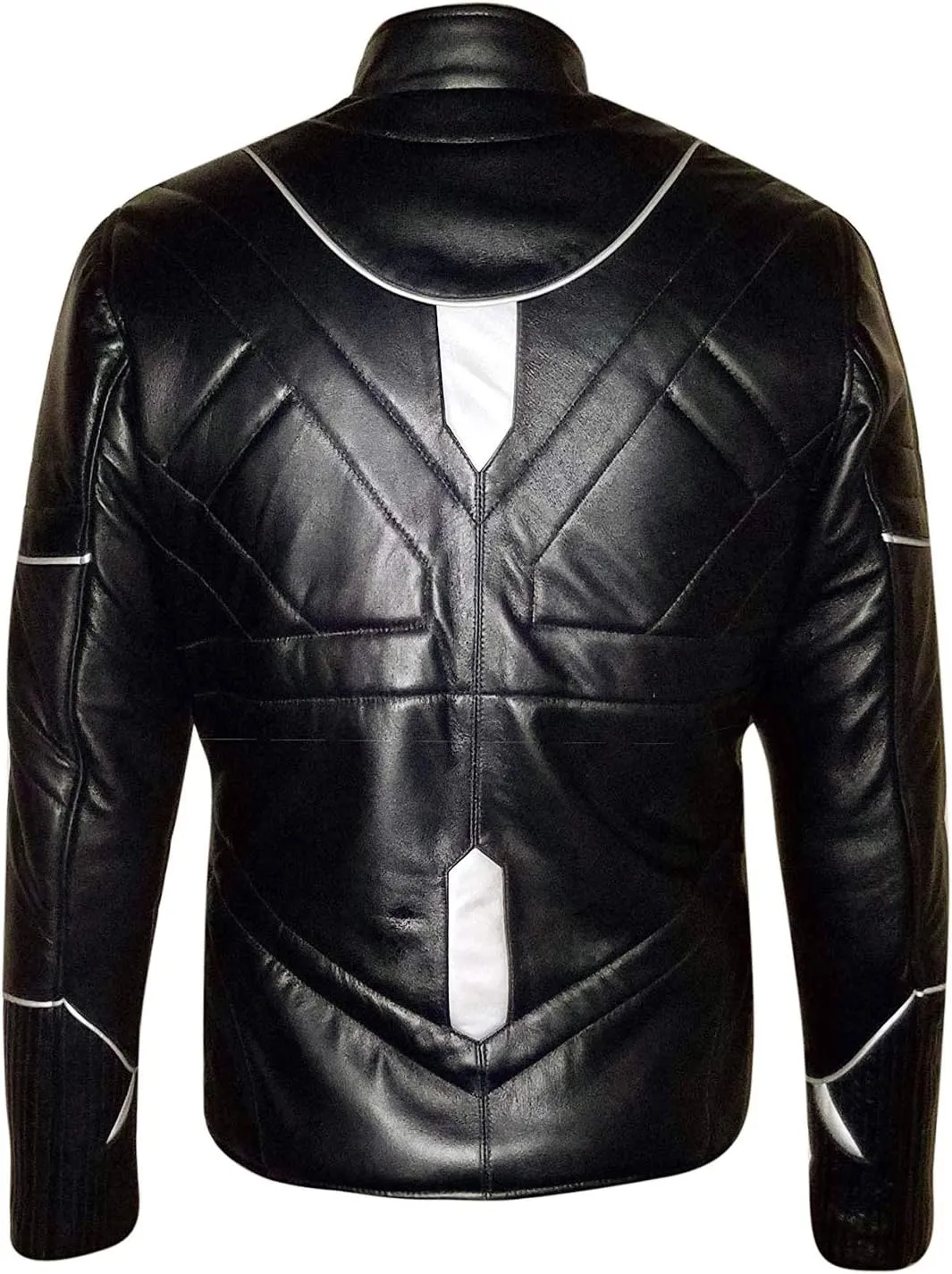 VearFit T Challa Qualited Wakanda Black Movie Panther Faux Leather Jacket Men