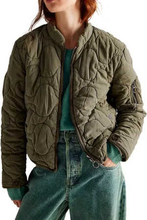 VIEWON Women's Quilted Puffer Winter Lightweight Jacket Short Warm zip up Button Down Coat with Pockets