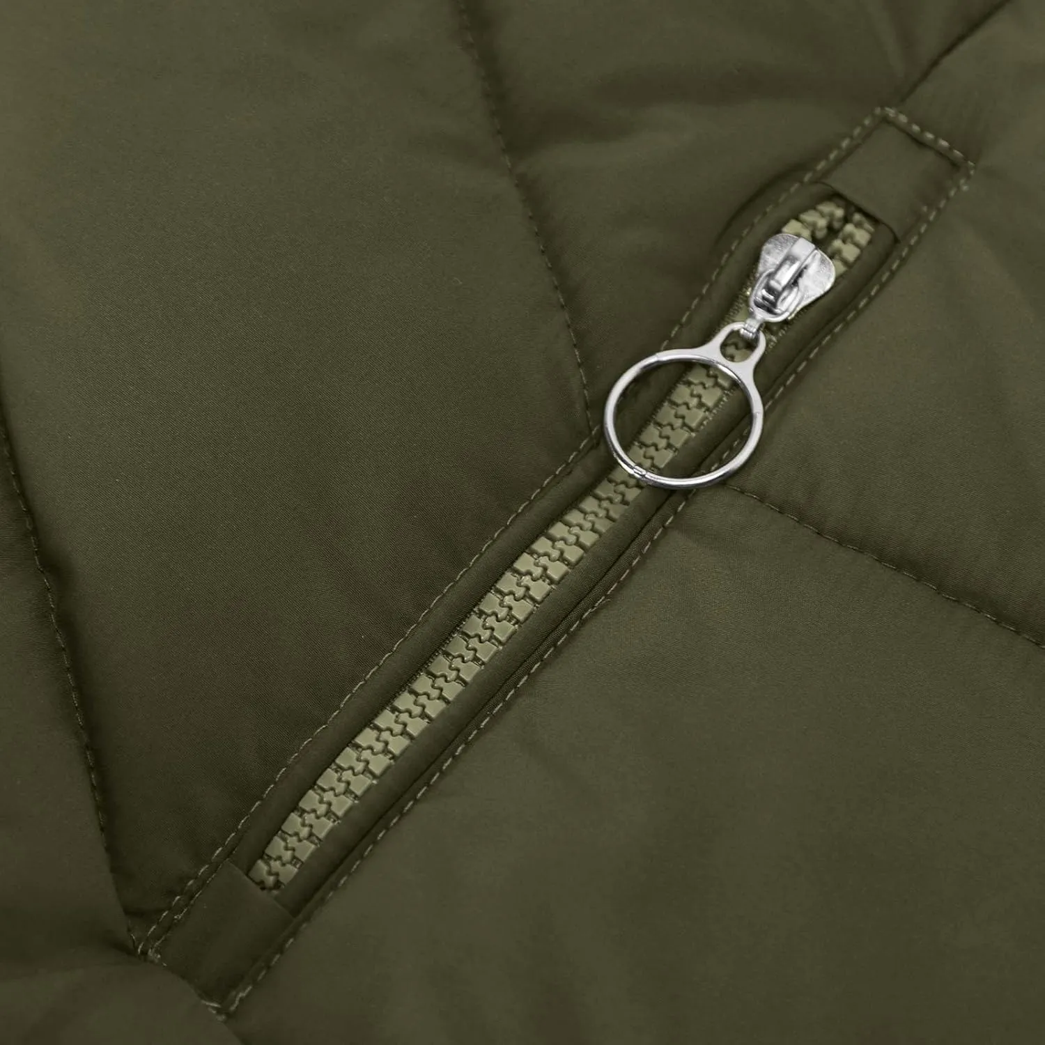 Winter Jackets for Women 2024 Zipper Hood Fleece Lined Thicken Padded Coats Casual Warm Cotton Outerwear with Pockets