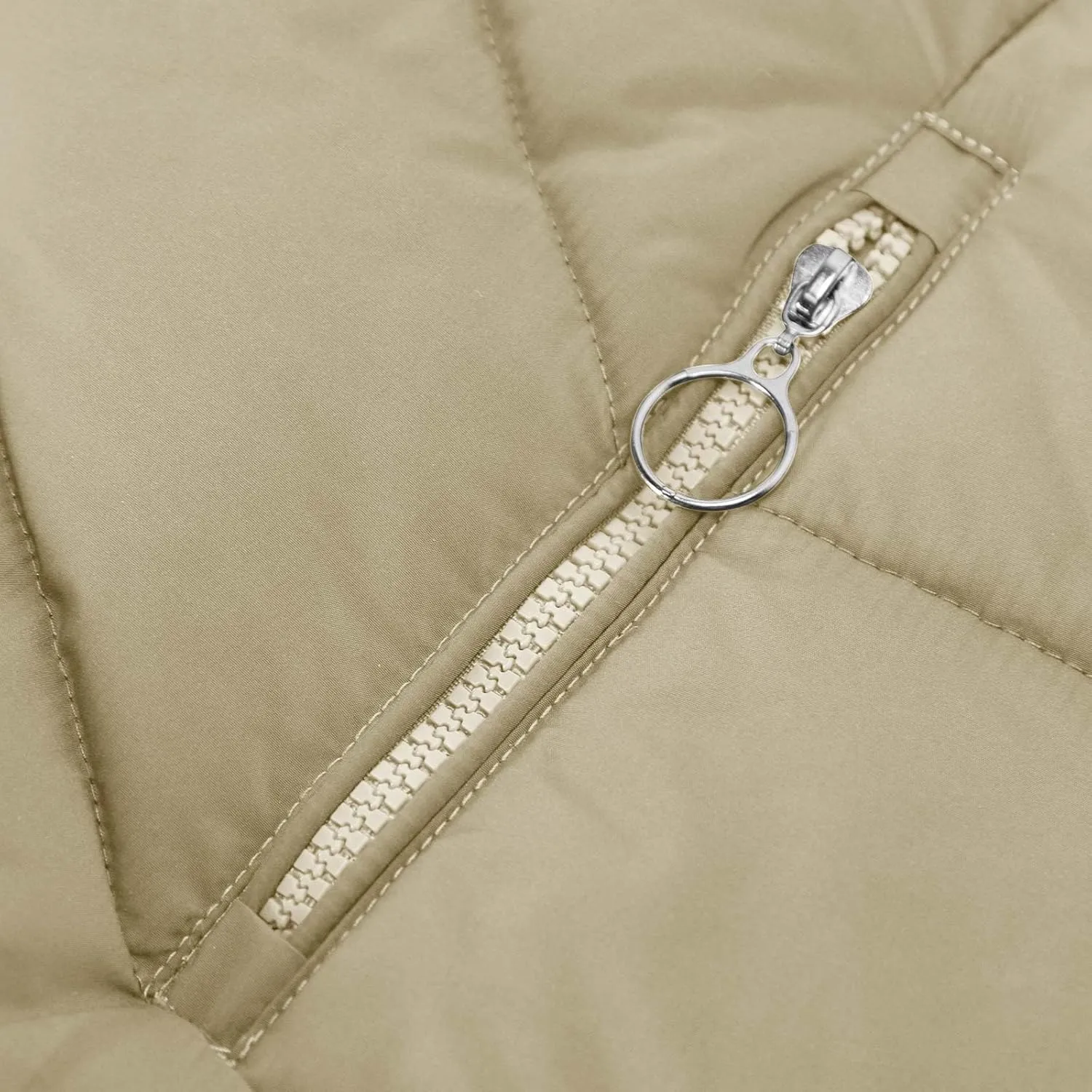 Winter Jackets for Women 2024 Zipper Hood Fleece Lined Thicken Padded Coats Casual Warm Cotton Outerwear with Pockets