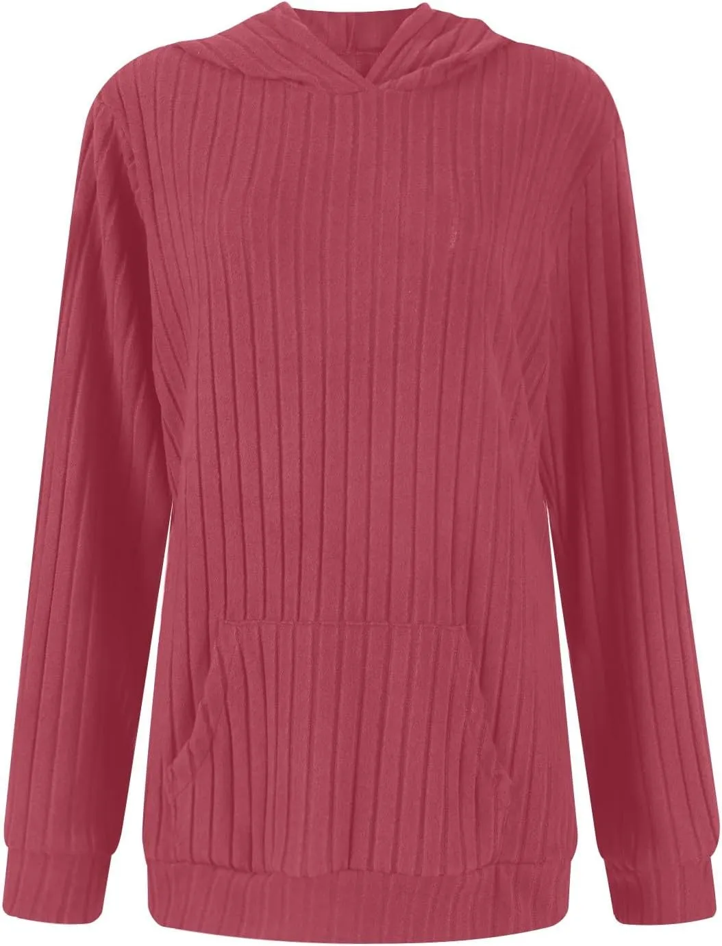 Women Oversized Hoodies Long Sleeve Pullover Sweater With Pockets Lightweight Tunic Tops 2024 Fall Winter Outfits