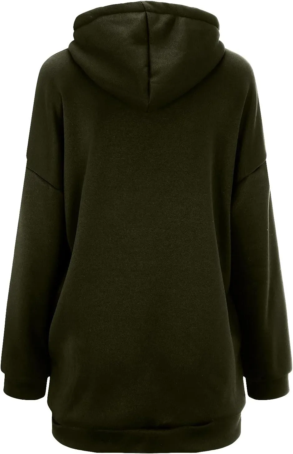 Women Oversized Hoodies Winter Thick Turtleneck Hooded Zipper Sweatshirt Baggy Turtleneck Coat Casual Y2K Sports Tops