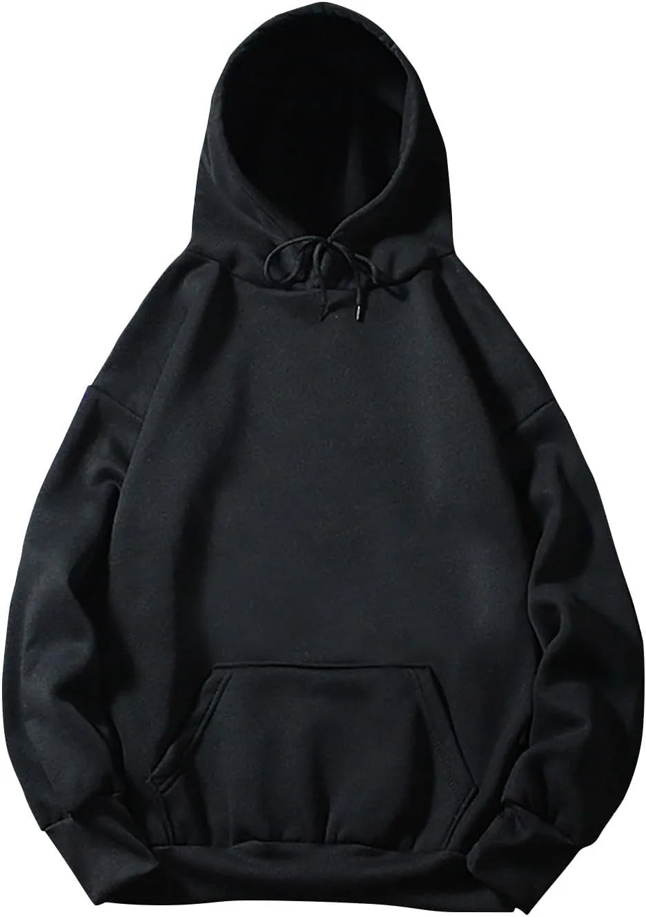 Women's Casual Hoodies Long Sleeve Solid Lightweight Pullover Tops Loose Sweatshirt with Pocket fall outfits