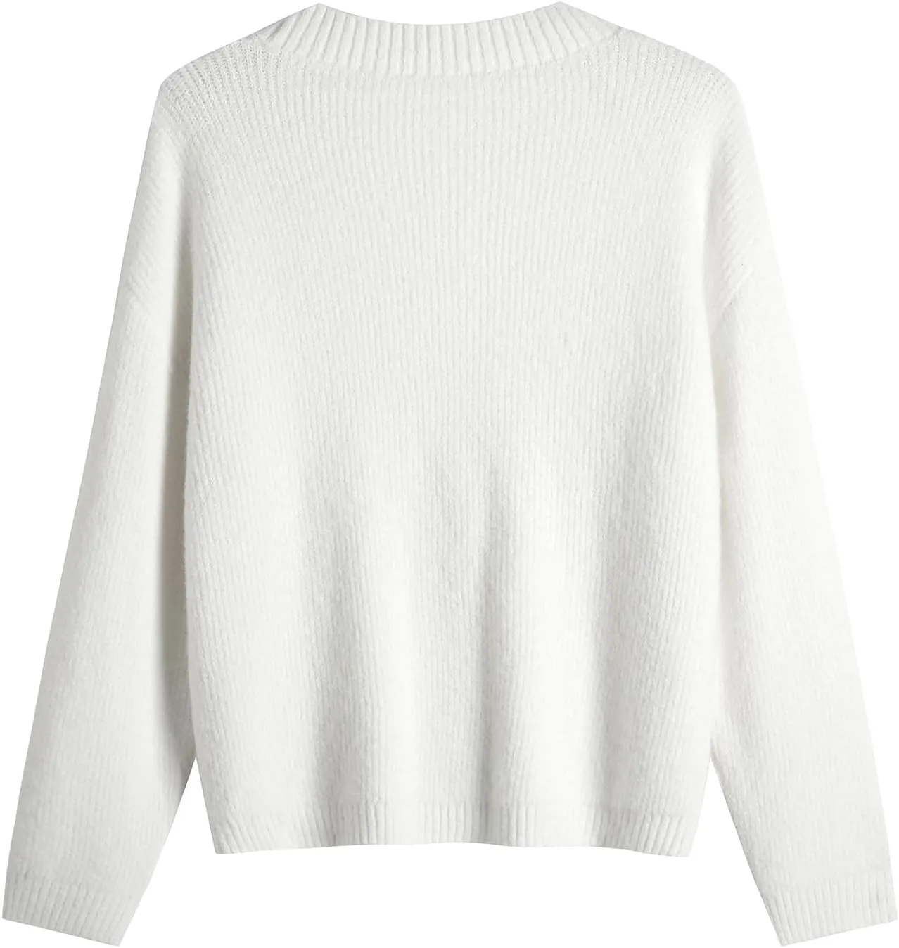 Women's Knit Cardigans Open Front Long Sleeve V Neck Button Down Loose Cardigan Sweaters Cable Knit Outwear Coats