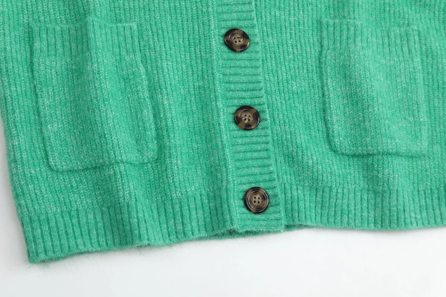 Women's Knit Cardigans Open Front Long Sleeve V Neck Button Down Loose Cardigan Sweaters Cable Knit Outwear Coats