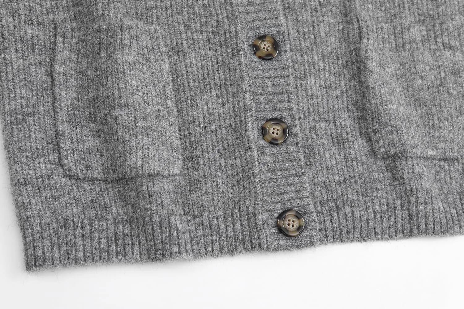 Women's Knit Cardigans Open Front Long Sleeve V Neck Button Down Loose Cardigan Sweaters Cable Knit Outwear Coats