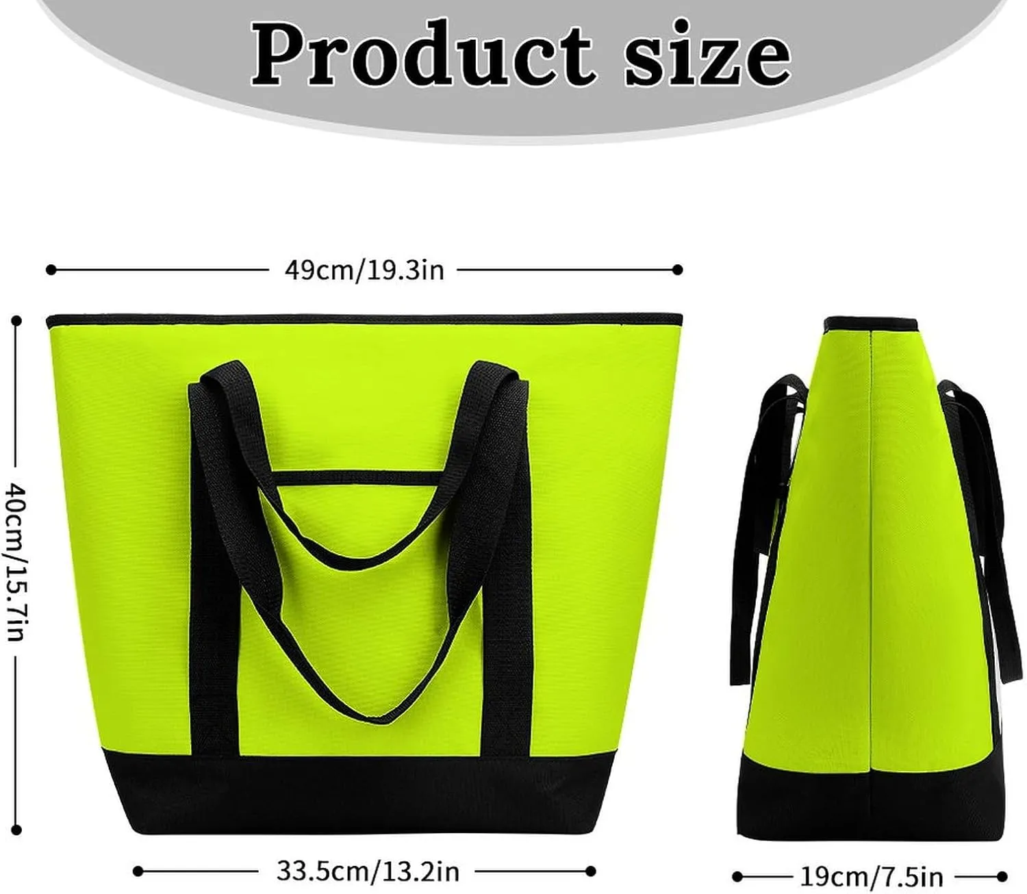 Women's Large-Capacity Thermal Tote Bag Stylish Work & Commute Handbag