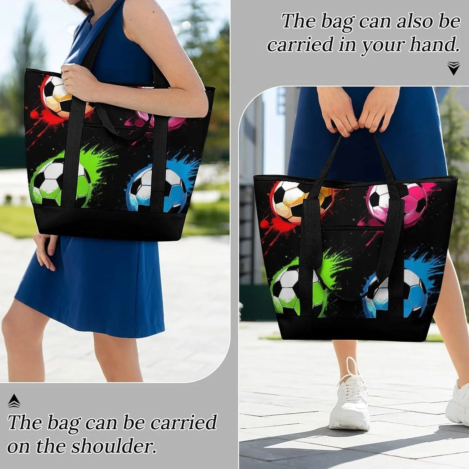 Women's Large-Capacity Thermal Tote Bag Stylish Work & Commute Handbag