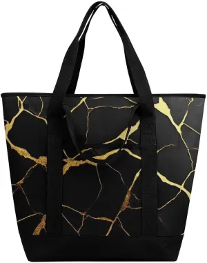 Women's Large-Capacity Thermal Tote Bag Stylish Work & Commute Handbag