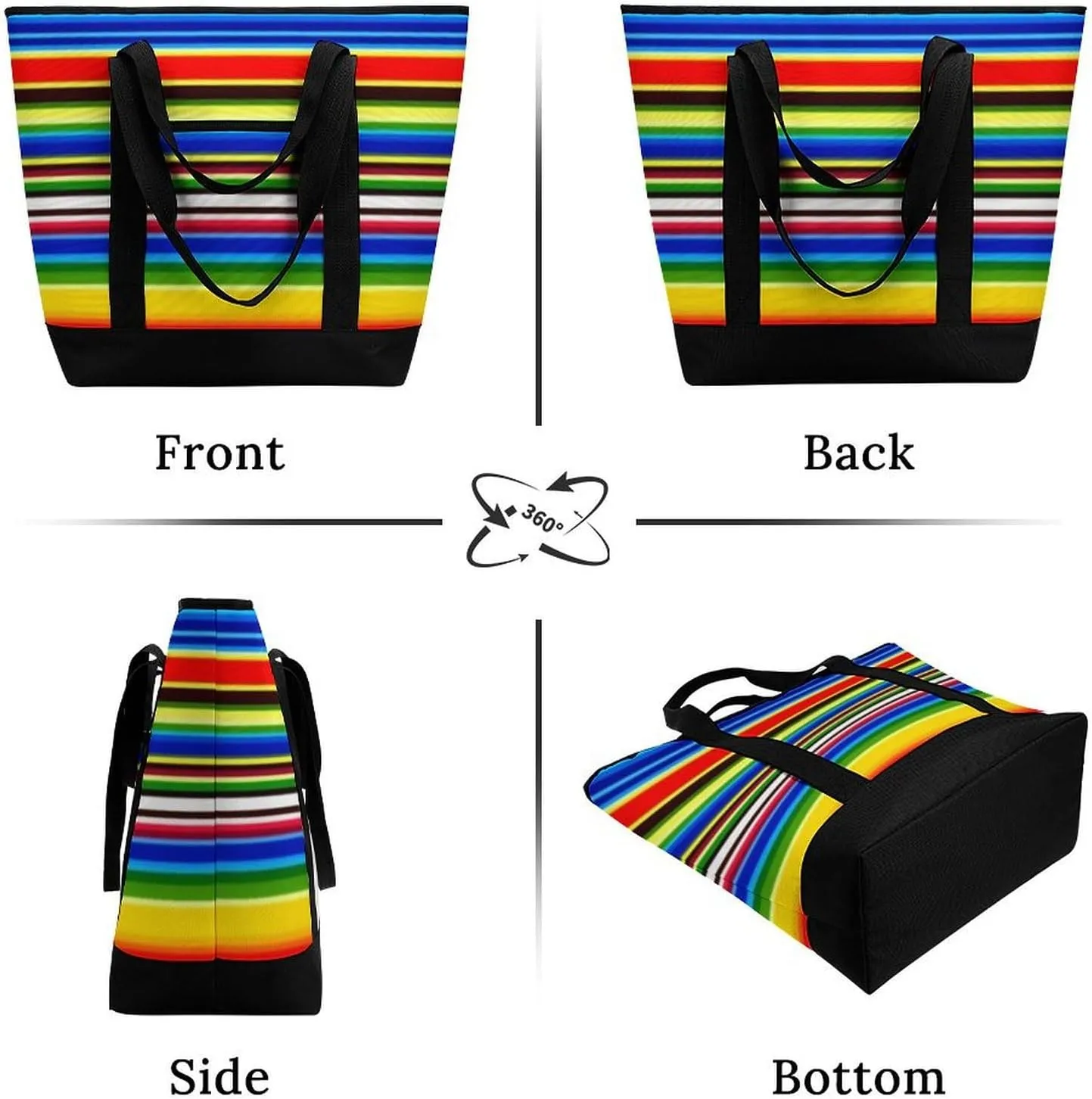 Women's Large-Capacity Thermal Tote Bag Stylish Work & Commute Handbag