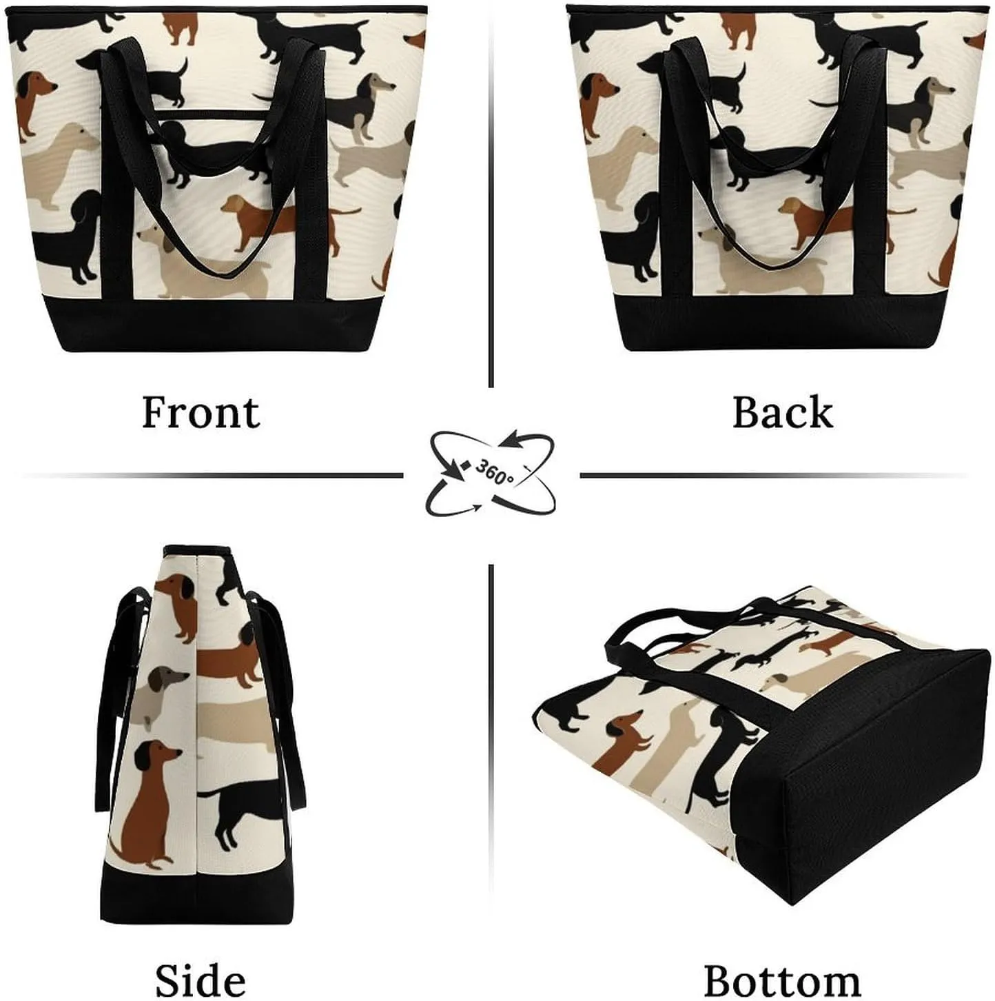 Women's Large-Capacity Thermal Tote Bag Stylish Work & Commute Handbag