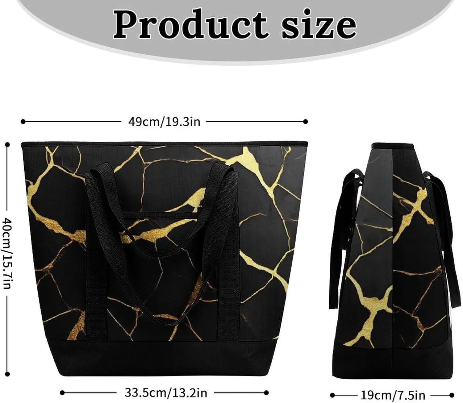 Women's Large-Capacity Thermal Tote Bag Stylish Work & Commute Handbag