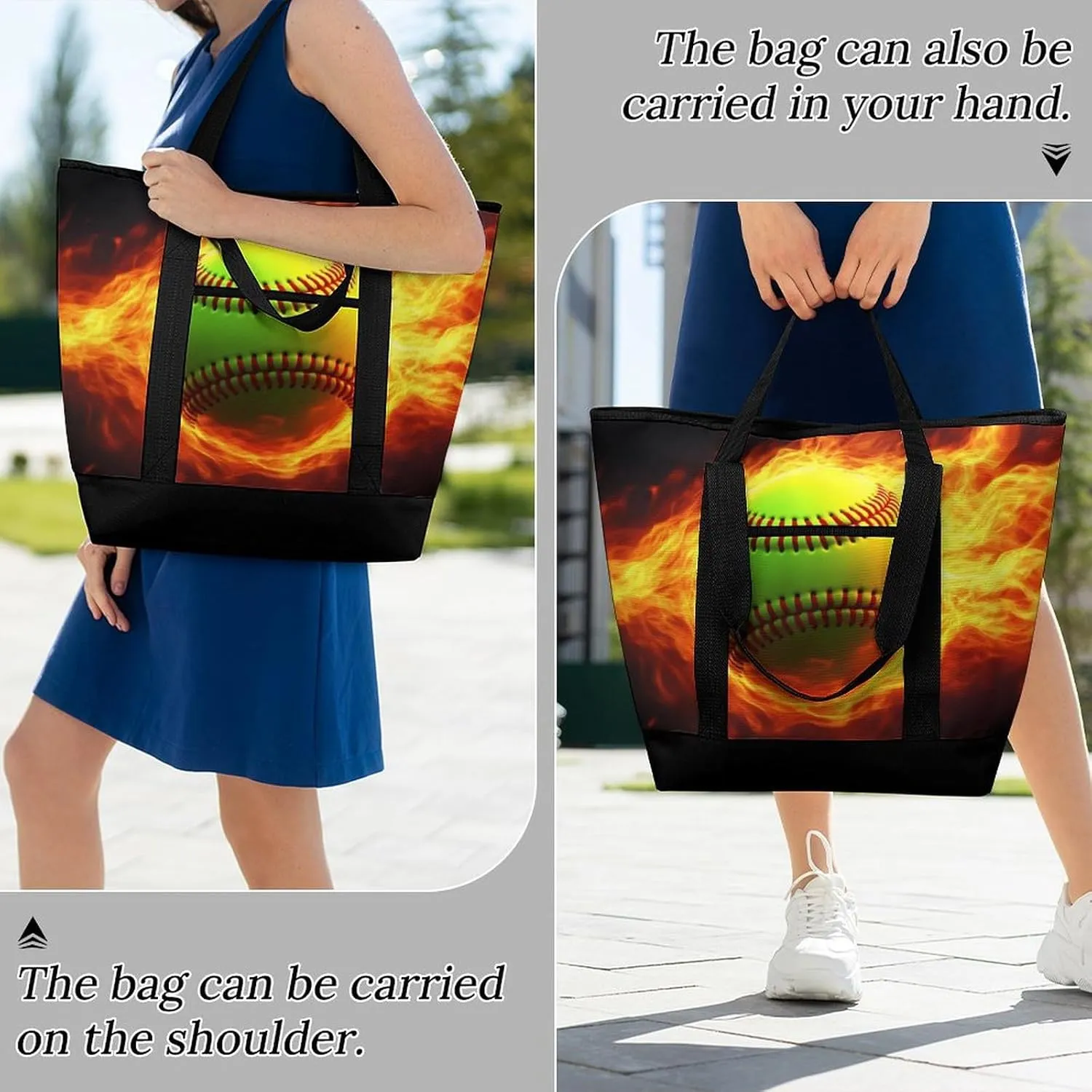 Women's Large-Capacity Thermal Tote Bag Stylish Work & Commute Handbag