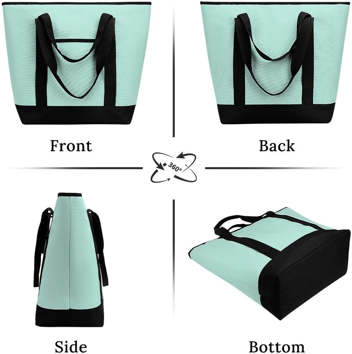 Women's Large-Capacity Thermal Tote Bag Stylish Work & Commute Handbag