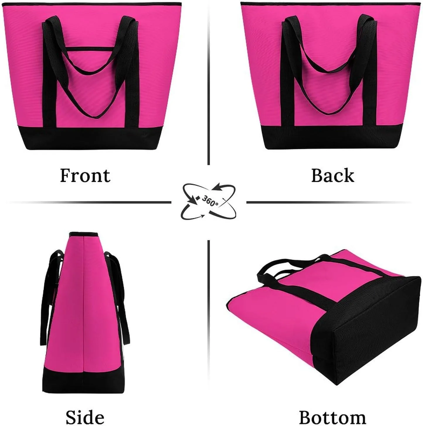 Women's Large-Capacity Thermal Tote Bag Stylish Work & Commute Handbag