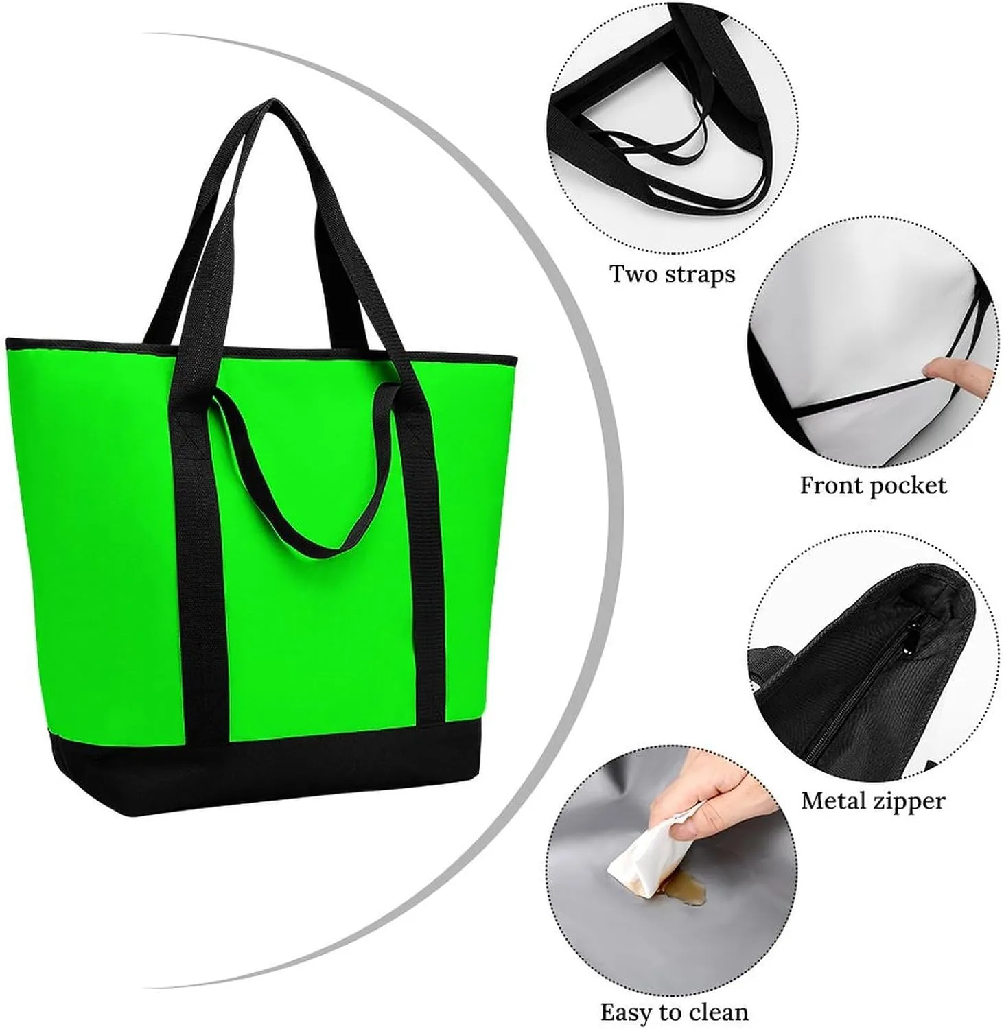Women's Large-Capacity Thermal Tote Bag Stylish Work & Commute Handbag